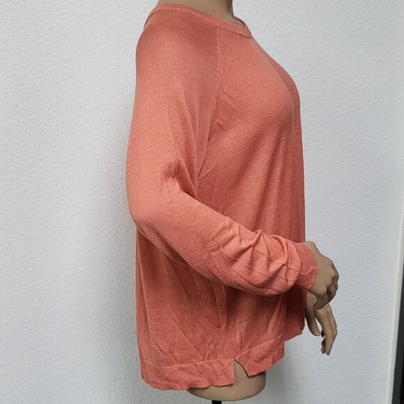 Torrid burnt orange long-sleeve lightweight sweater EUC size 2 or 2X - Picture 2 of 8